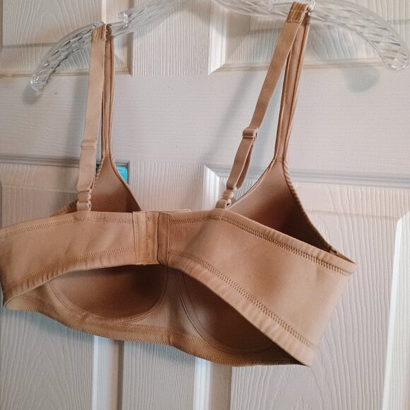 Vanity Fair Radiant Bra, 2 Way Convertable Straps, 40B, Tan, New W Tags - Picture 5 of 5